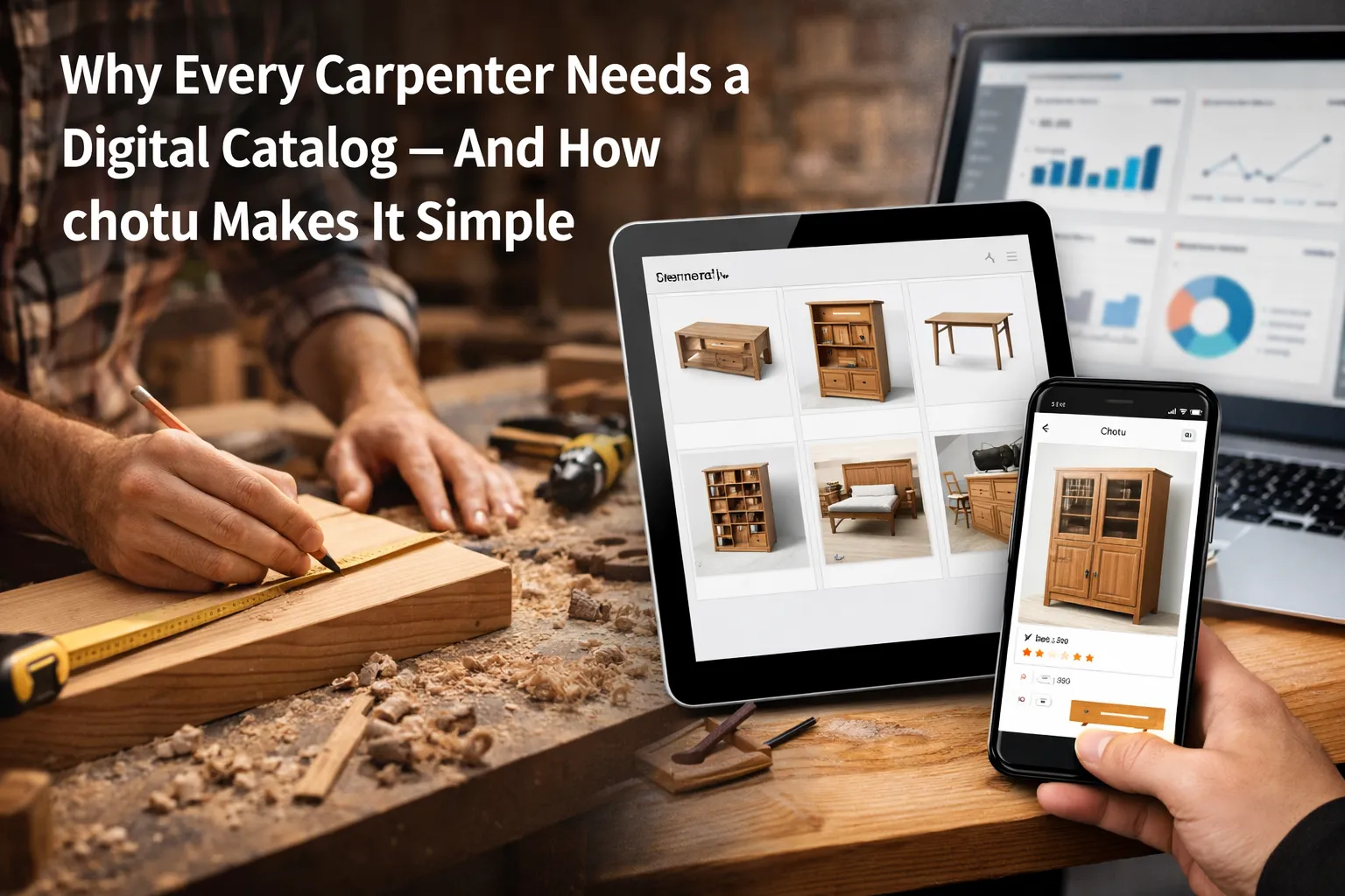 Why Every Carpenter Needs a Digital Catalog – And How chotu Makes It Simple