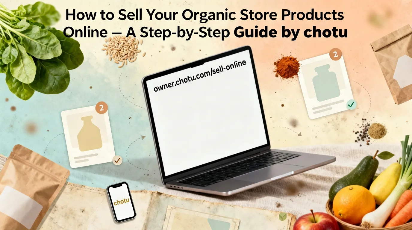 How to Sell Your Organic Store Products Online – A Step-by-step Guide by chotu