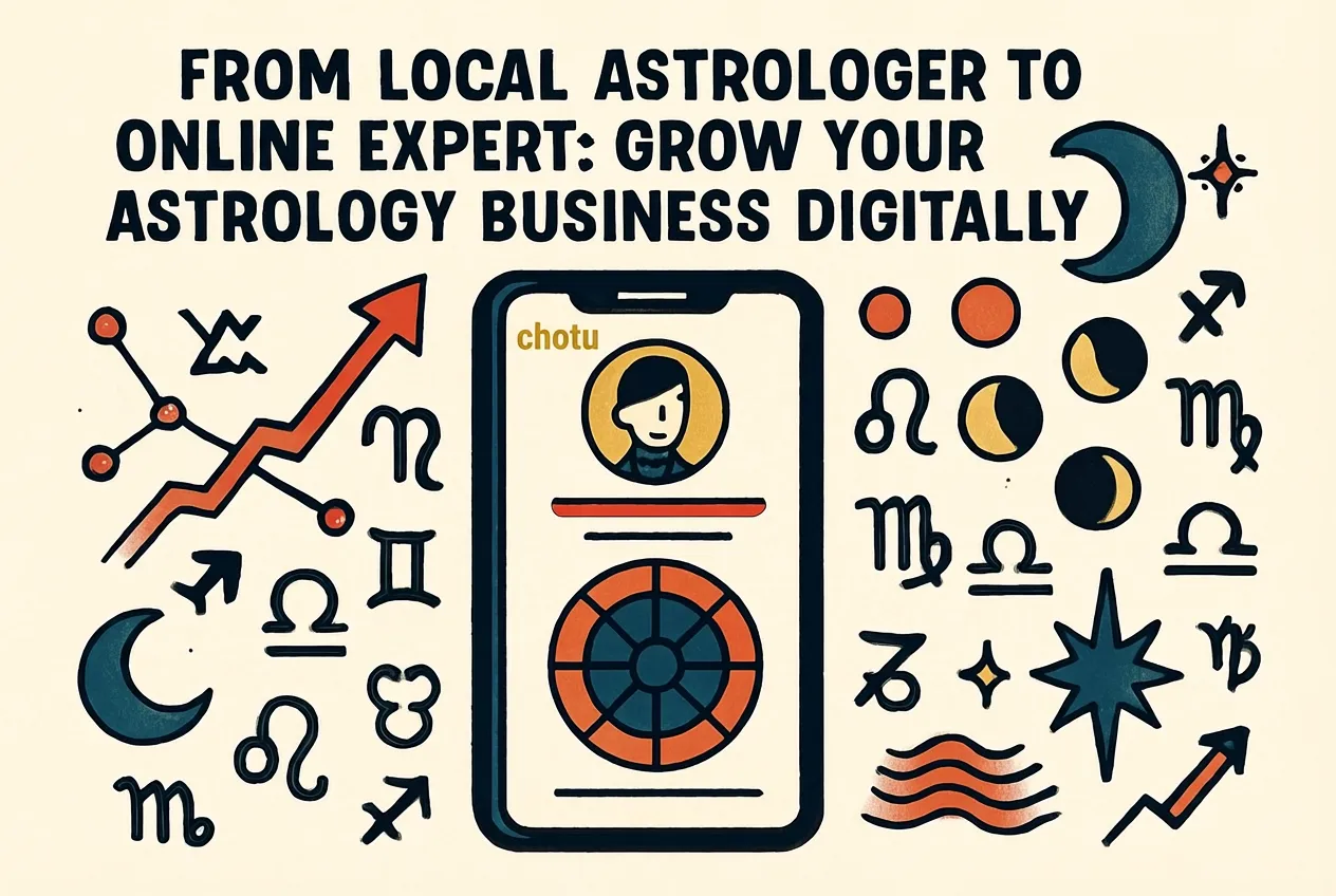 From Local Astrologer to Online Expert: Grow Your Astrology Business Digitally with chotu