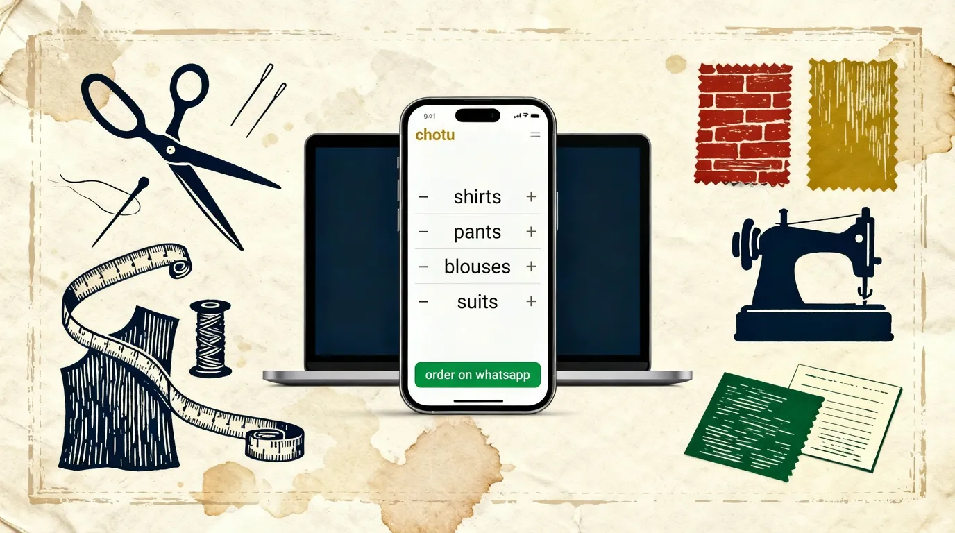 Start Accepting Stitching Orders Online with chotu