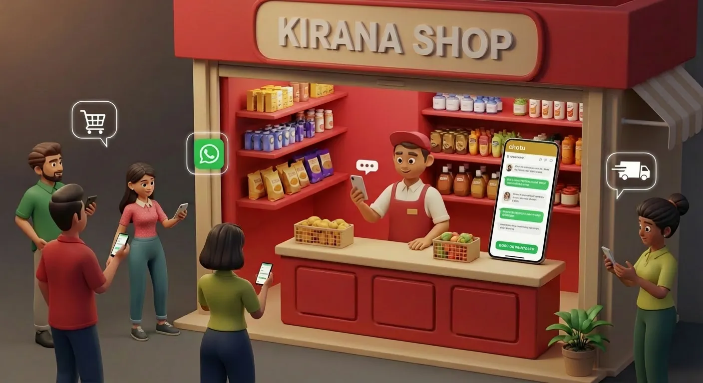 Is chotu an Online Grocery App? Here’s How It Actually Empowers Local Kirana Stores